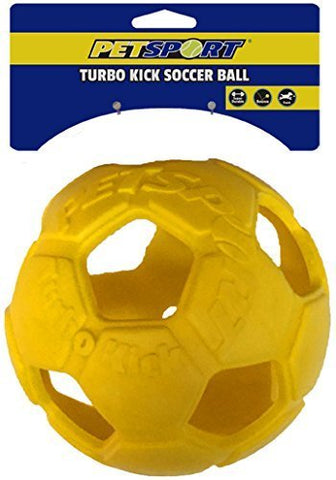 PetSport Turbo Kick Soccer Ball - Assorted Colors, 6"