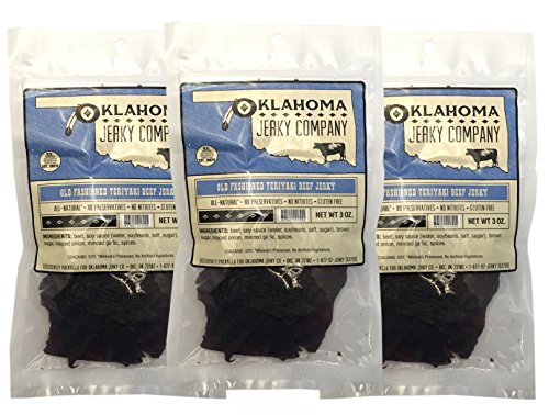 Oklahoma Jerky Company- Old Fashioned Teriyaki Beef Jerky 3oz.