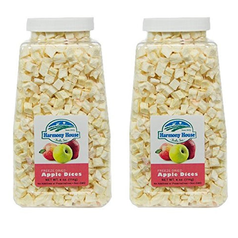 Freeze Dried Apple Dices (4 Oz)