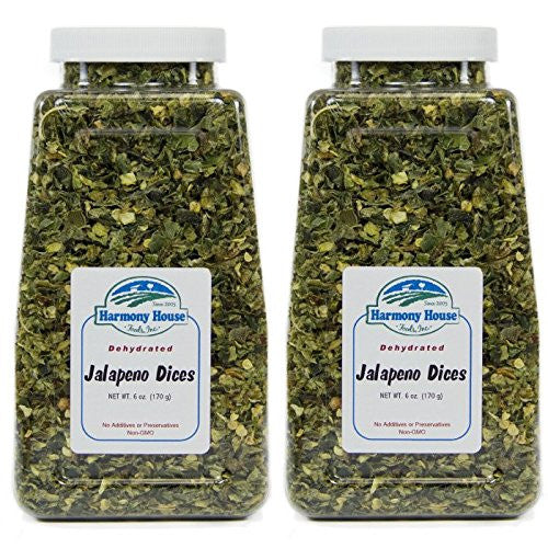 Dried Jalapeno Dices (6 Oz)