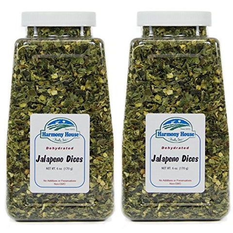 Dried Jalapeno Dices (6 Oz)