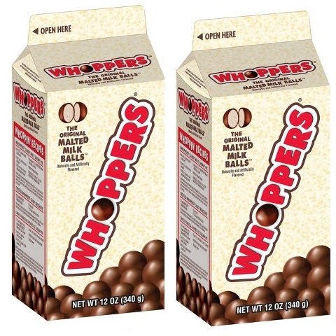 Whoppers Carton Malted Milk Balls 12 Count 12 Oz