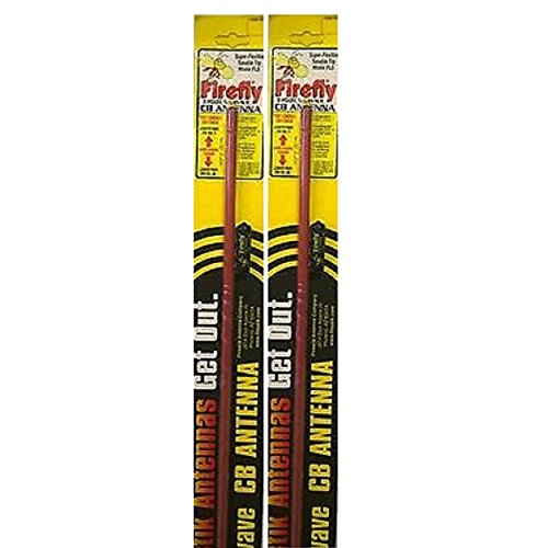 Firestik 3 Foot "Firefly" 5/8 Wave 200 Watt Red CB Antenna
