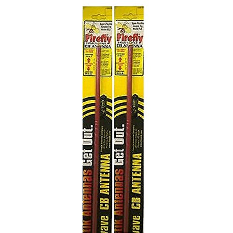 Firestik 3 Foot "Firefly" 5/8 Wave 200 Watt Red CB Antenna
