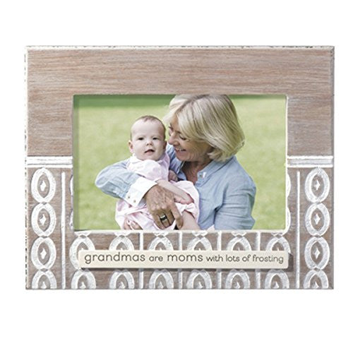 Grandparent Frame - Grandmas Are Moms With Lots Of Frosting
