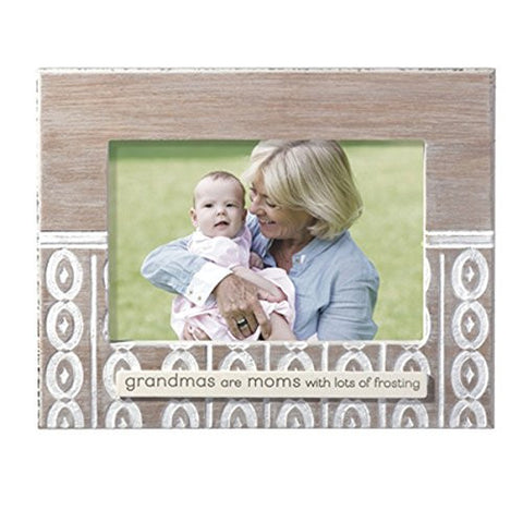 Grandparent Frame - Grandmas Are Moms With Lots Of Frosting