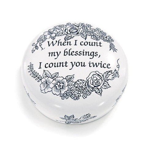 Count Blessings Paperweight