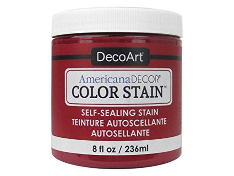 Americana Decor Color Stain 8 oz - Real Red