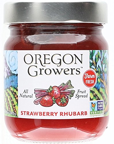 Oregon Growers Strawberry Rhubarb Jam, 12 oz.