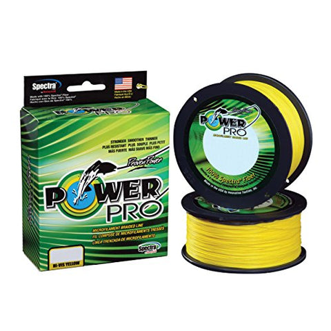 Power Pro 21100500150Y Spectra Braided Fishing Line 50lb 150yd Hi-Vis Yellow