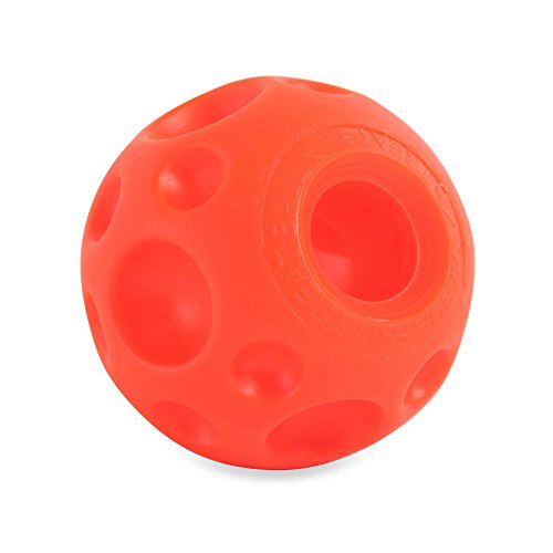 Omega Paw Tricky Treats Toy Ball Orange - Small 2.8"