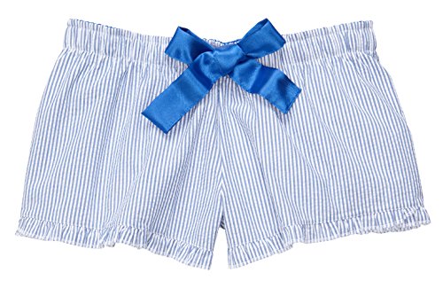 VIP Cotton Bitty Boxer - Blue Seersucker, Small