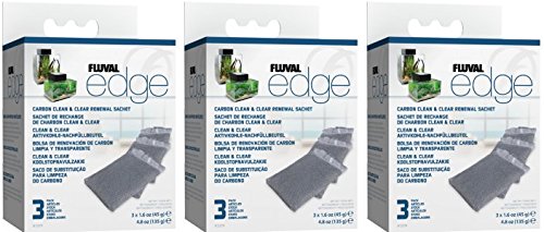 Hagen Fluval Edge Carbon Clean & Clear Renewal Sachet, 3 X 1.6 oz