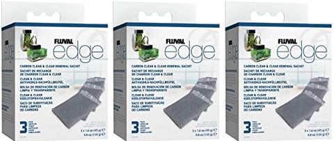 Hagen Fluval Edge Carbon Clean & Clear Renewal Sachet, 3 X 1.6 oz