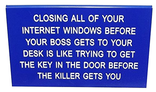 Closing All of Your Internet Windows, Size: 2.75"h x 4.5"w x 2.25"d