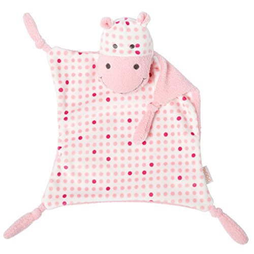 Giggle Soft Hippo Blankie Pink
