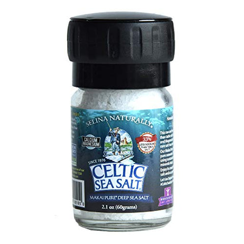 Celtic Sea Salt - 2 oz Makai Deep Coarse Sea Salt Grinder