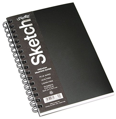 Sketch Book Poly Cover 9x6 75ct 2@6 -12