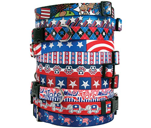 USA Themed Collection - Patriotic Paw - Medium Collar