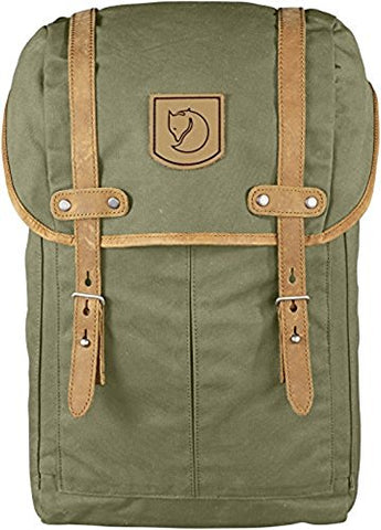 Fjällräven Rucksack No.21 Small Backback Green OS and Lite E-tip Glove Bundle