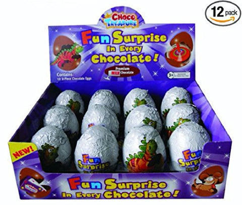 CANDY TREASURE LLC, CHOCOLATE TREASURE EVERYDAY EGG 0.8OZ