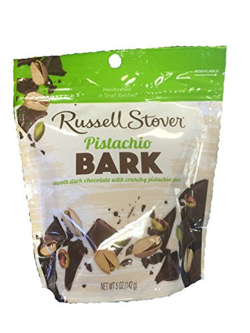 Dark Chocolate Pistachio Bark Resealable Bag, 5oz.