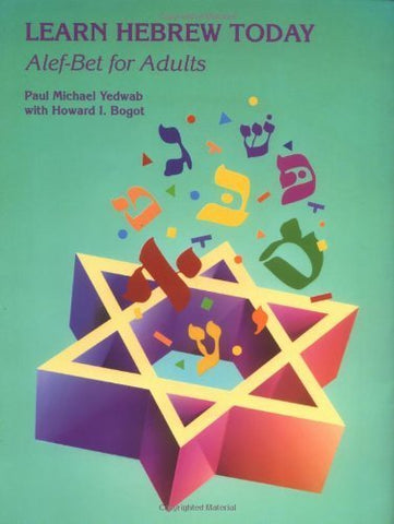 Learn Hebrew Today: Alef-Bet for Adults (Paperback)