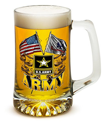 Army Double Flag 25oz., Large Tankard