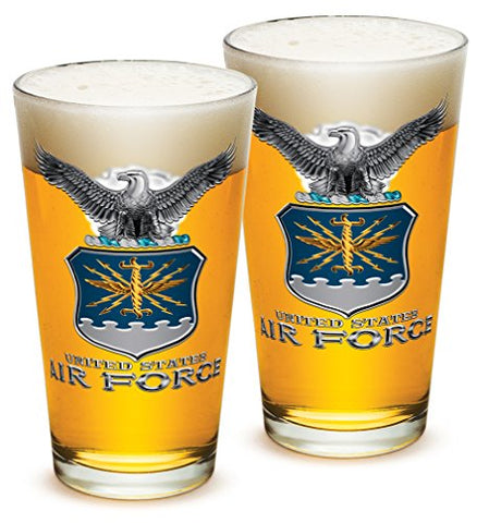 Air Force USAF Missile 16oz., Large Pint Glass