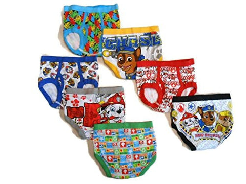 Handcraft Little Boys' Toddler Paw Patrol Brief (Pack of 7), Multi, 4T