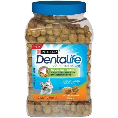 Dentalife Cat Snacks Chicken Flavor 13.5 oz