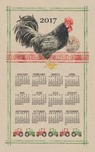 2017 HOME TO ROOST CALENDAR TOWEL