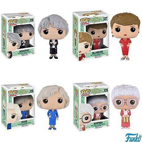POP TV: Golden Girls - Dorothy, POP TV: Golden Girls - Blanche, POP TV: Golden Girls - Rose and POP TV: Golden Girls - Sophia