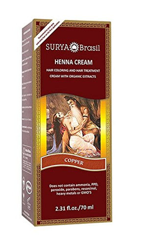 Surya Henna Cream - Copper, 70ml