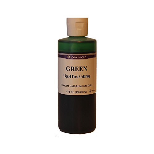 Green Liquid Food Color, 4 oz.