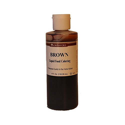 Brown Liquid Food Color, 4 oz.