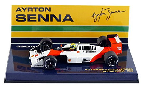 Minichamps  - 1/43 - McLaren - F1 Honda Mp4/4 N 12 Ayrton Senna 1988 World Champion