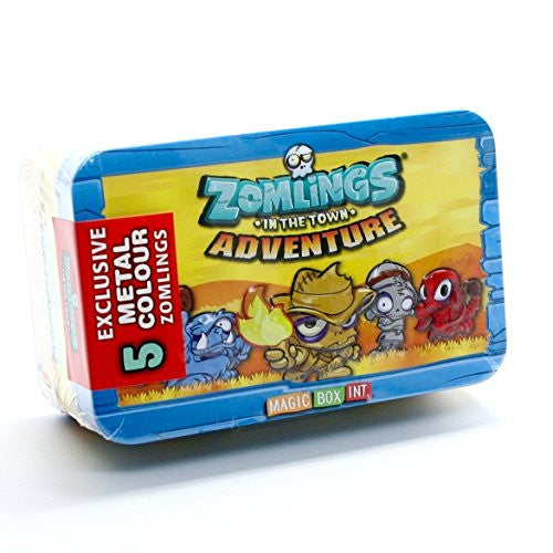 Zomlings In The Town Adventure Tin Display