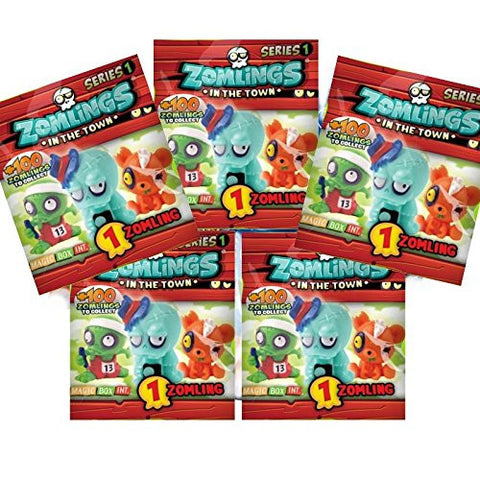 Zomlings In The Town Magic Foil Pack Display