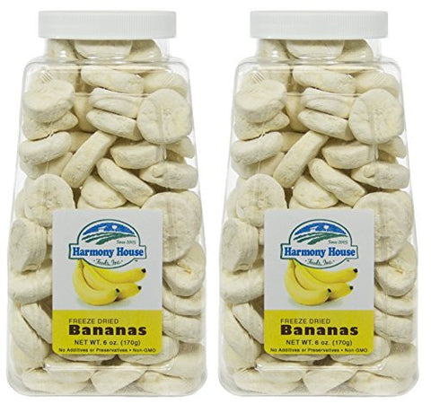 Freeze Dried Bananas (6 Oz)