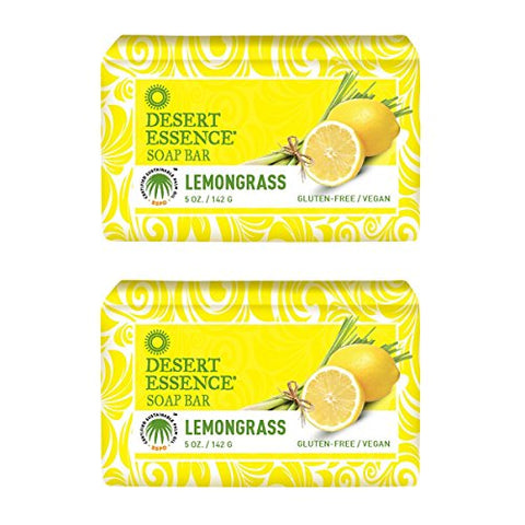 Desert Essence - 5 oz Lemongrass Bar Soap