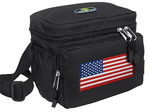 American Flag Lunch Bag (8.5"x8"x 6.5")
