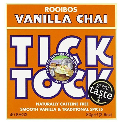 Ticktock Conventional Rooibos, Vanilla Chai/40 Bags (not in pricelist)