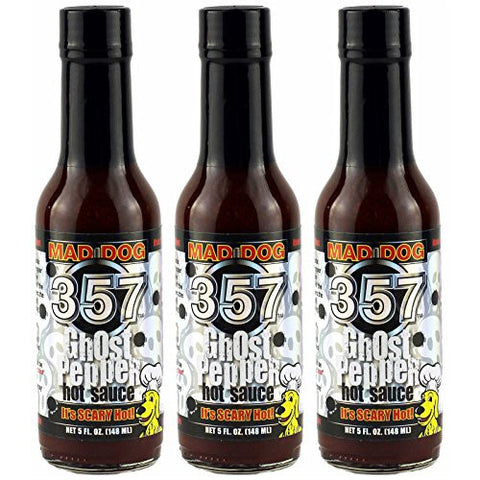 Mad Dog 357 Ghost Pepper Hot Sauce 5 oz
