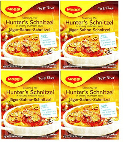 Maggi Jäger-Sahne Schnitzel 1.05 oz each (4 Items Per Order)