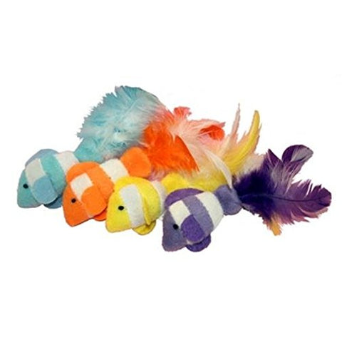 MultiPet Clown Fish - Assorted Colors, 4.5" (2 Pack)