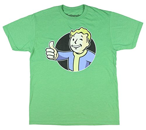 Fallout Heather Green Tee-S