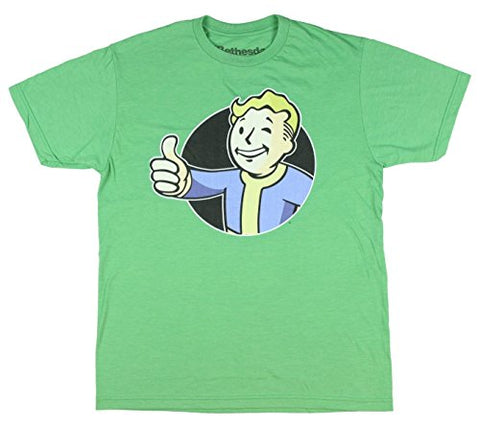 Fallout Heather Green Tee-S