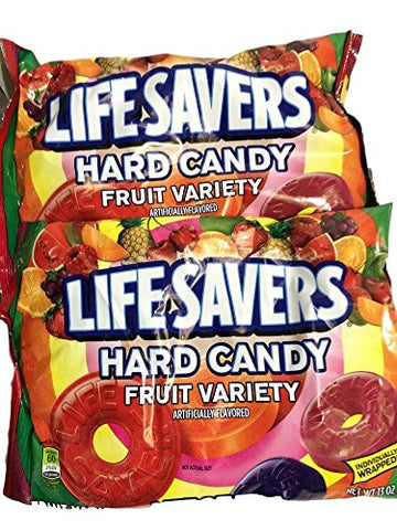 Life Savers Variety Fruit Flavors Bag 13 Oz