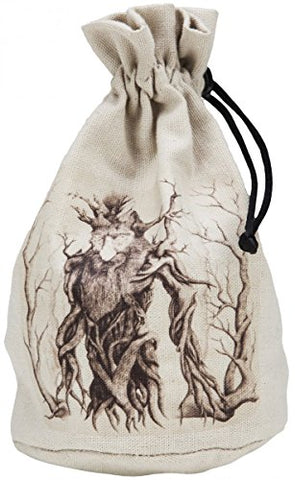 Dice Bag - Forest Beige & black Dice Pouch